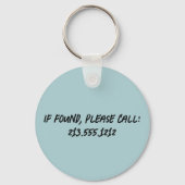 Laguna Beach Retro Vignette Schlüsselanhänger (Rückseite)