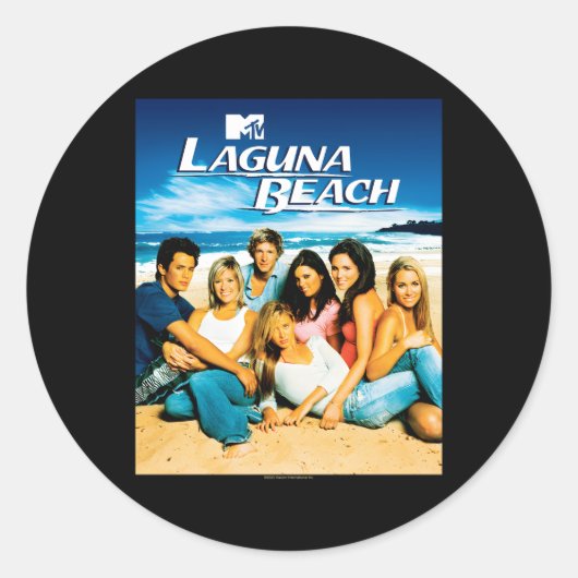 Laguna Beach Season 1 Schlüssel Runder Aufkleber (Vorderseite)