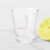 Laguna Beach-Shootglas Schnapsglas (Rückseite)