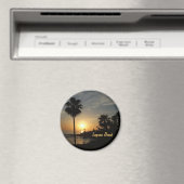 Laguna Beach Sonnenuntergangspalmagnet Magnet (In Situ (Geschirrspüler))
