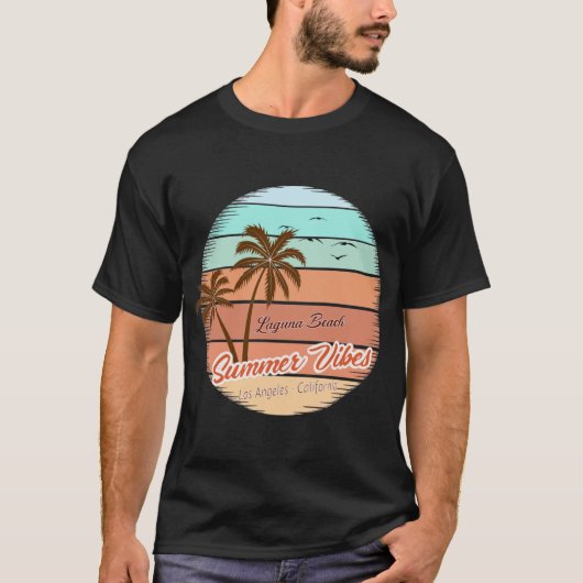 Laguna Beach Summer Vibes T-Shirt (Vorderseite)