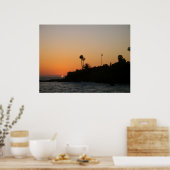 Laguna Beach Sunset Landschaftliches Foto Poster (Küche)