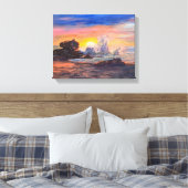 Laguna Beach Sunset Leinwanddruck (Insitu (Schlafzimmer))