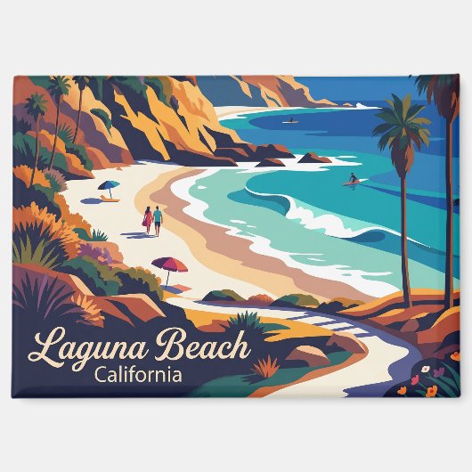 Laguna Beach USA Magnet (Vorderseite)