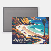 Laguna Beach USA Magnet (Vorderseite/Rückseite)