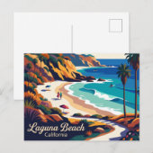 Laguna Beach USA Postkarte (Vorne/Hinten)
