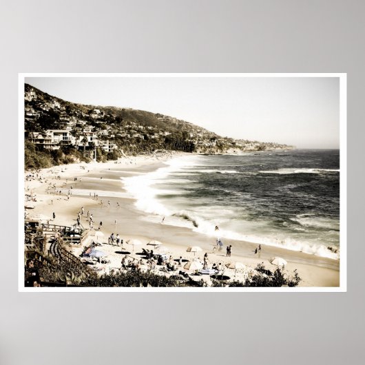 Laguna Beach Vintage Poster (Vorne)