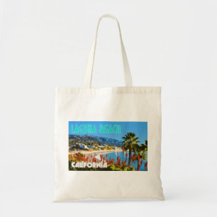 Laguna Beach Vintage Travel Poster Style Tragetasche