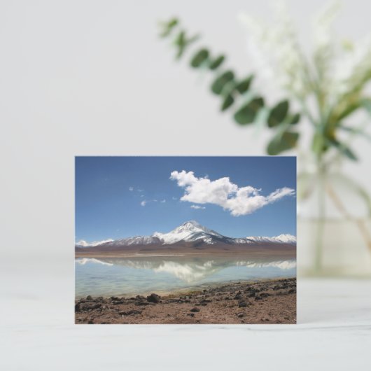 Laguna blanca (Bolivien) Postkarte (Stehend Vorderseite)