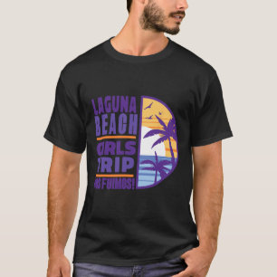 Laguna California Ca Strand Mädchen Reise Urlaub F T-Shirt