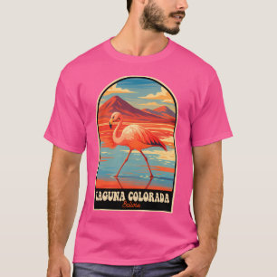 Laguna Colorada Bolivien Flamingo Wüste Vintage Tr T-Shirt
