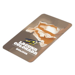 Laguna Colorada Bolivien Seepromenade Magnet
