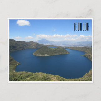 Laguna cuicocha postkarte
