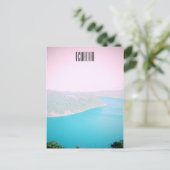 Laguna cuicocha verlangsamt sich postkarte (Stehend Vorderseite)