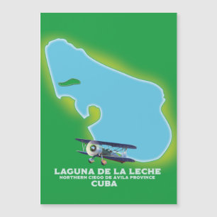 Laguna de la Leche Kuba-Seekarte Magnetkarte