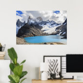 Laguna De Los Tres, Los Glaciares National Park Poster (Heimbüro)