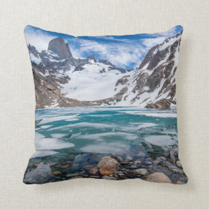 Laguna De Los Tres und Berg Fitzroy Kissen