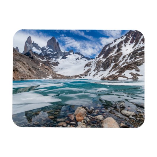 Laguna de Los Tres und Monte Fitzroy Magnet (Horizontal)