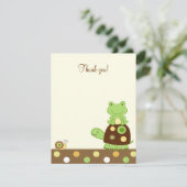 Laguna Frog & Turtle 4x5 Wohnung Vielen Dank für I Dankeskarte (Stehend Vorderseite)
