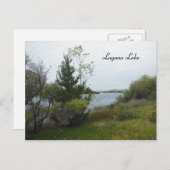 Laguna Lake, San Luis Obispo, nach Rain Postkarte (Vorne/Hinten)