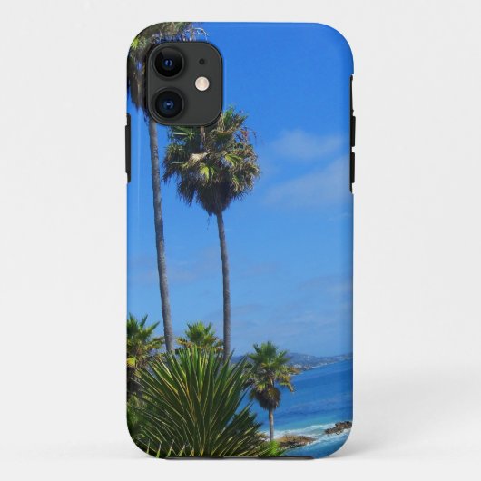 Laguna-Palme-und Ozean-Glück Case-Mate iPhone Hülle (Rückseite)