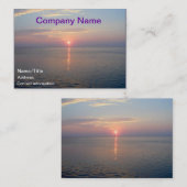 Laguna-Sonnenuntergang-Visitenkarten Visitenkarte (Vorne/Hinten)