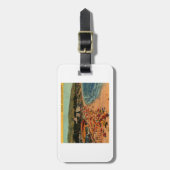 Laguna-Strand, Kalifornien Vintag Gepäckanhänger (Vorderseite vertikal)