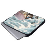 Laguna Strand Laptopschutzhülle (Vorne Knopf)