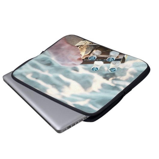Laguna Strand Laptopschutzhülle (Vorne Knopf)