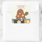 Laguna Turtle SQUARE Gefallen Sticker (Tasche)