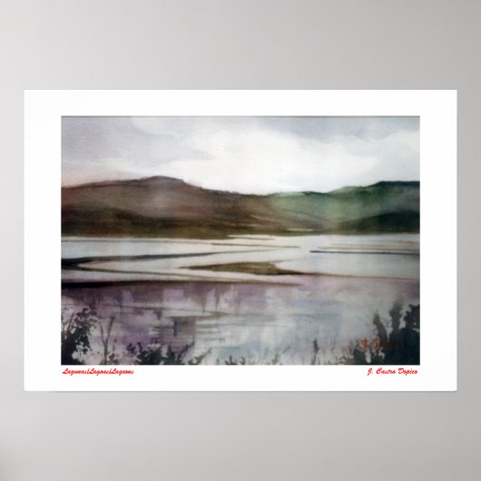 Lagunas/Lagoas/Lagoons Poster (Vorne)