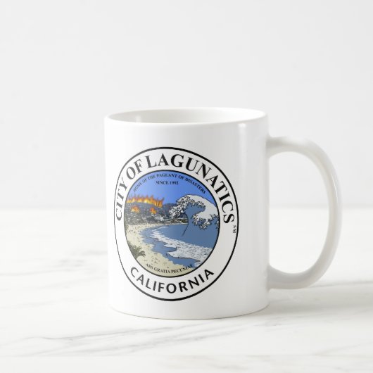 Lagunatics albernes Siegel Kaffeetasse (Rechts)
