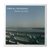 Lagune AL-KHAIMAH, VAE, Asien, Fliese (Vorderseite)