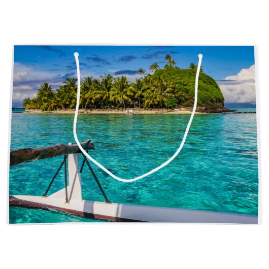 Lagune Bora Große Geschenktüte (Vorderseite)