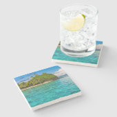 Lagune Bora Steinuntersetzer (Seitenansicht)