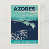 Lagune der Azoren von 7 Städten - Beispiel Portuga Postkarte (Vorderseite)