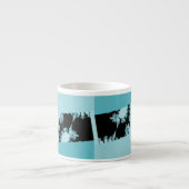 Lagune Fraktal Garden Espressotasse (Vorderseite)