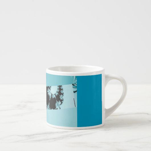 Lagune Fraktal Garden Espressotasse (Rechts)