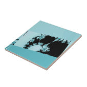 Lagune Fraktal Garden Fliese (Seite)