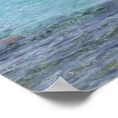 Lagune Rangiroa Poster (Ecke)