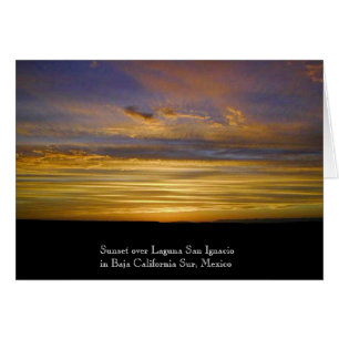 Lagune-Sonnenuntergang Sans Ignacio