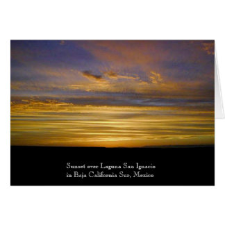 Lagune-Sonnenuntergang Sans Ignacio