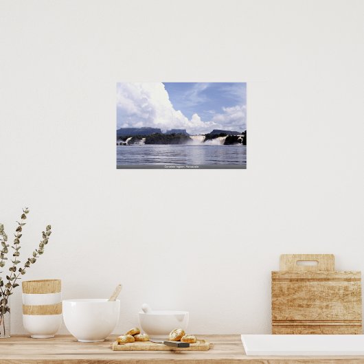 Lagune von Canaima, Venezuela Poster (Küche)