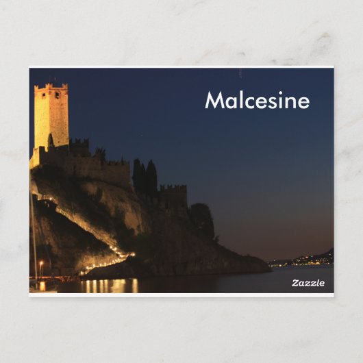 Lagune von Malcesine Postkarte (Rückseite)