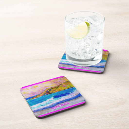 Lagunenkunst Getränkeuntersetzer (Rechte Seite)