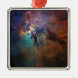 Lagunennebel (Astronomie-Raumbild) (Universum) Ornament Aus Metall