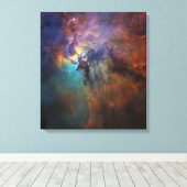 Lagunennebel (Sichtlichtansicht) Leinwanddruck (Insitu (Holzboden))