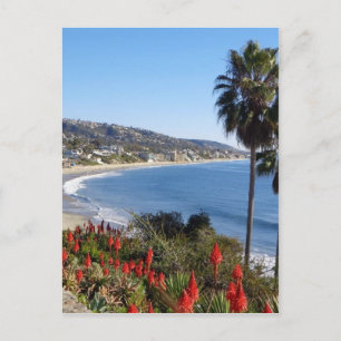 Lagunenstrand Kalifornien Postkarte
