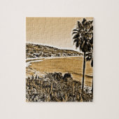 Lagunenstrand Vintag Puzzle (Vertikal)