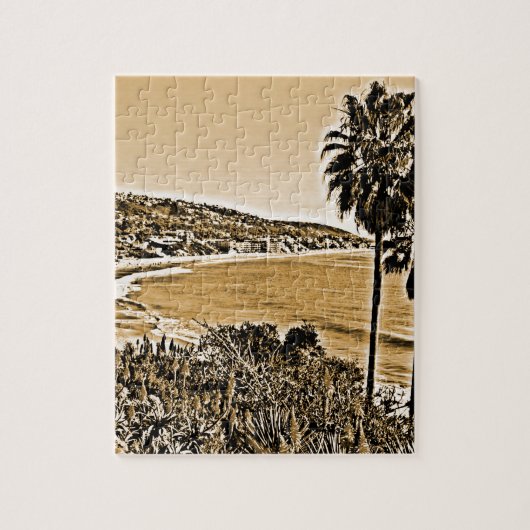 Lagunenstrand Vintag Puzzle (Vertikal)